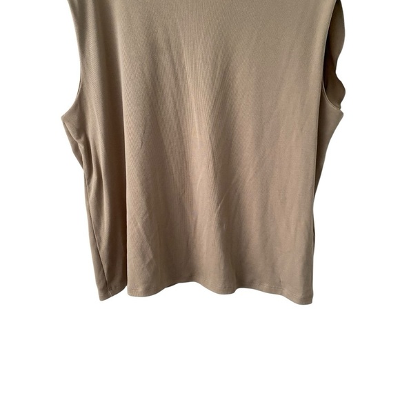 4TH RECKLESS Muscle Shoulder Padded Knit Top I Size: M - Picture 6 of 8